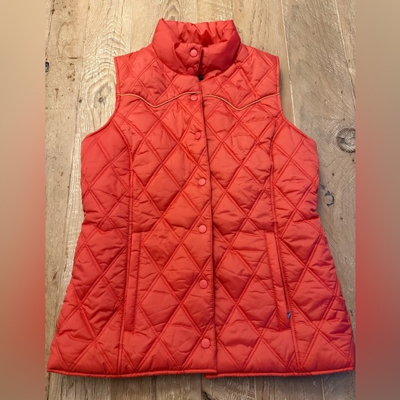 Roper Women's Red Puffer Vest - Picture 1 of 9